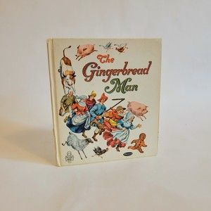 Vintage Tell-A-Tale Whitman/Western The Ginger Bread Man. Childrens Book.